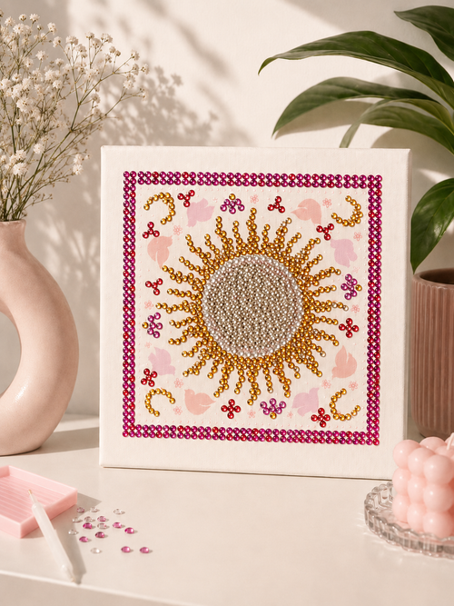 Güneş Işıltısı Rhinestone Kanvas Kiti